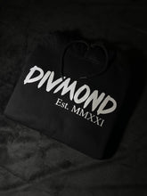 Load image into Gallery viewer, Black Noir "Divmond Est. 2021" Hoodie (Reflective)