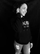 Load image into Gallery viewer, Black Noir "Divmond Est. 2021" Hoodie (Reflective)